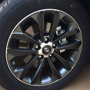 [ Azera2012~ (Grandeur HG) auto parts ] 18 inch carbon wheel sticker Made in Korea